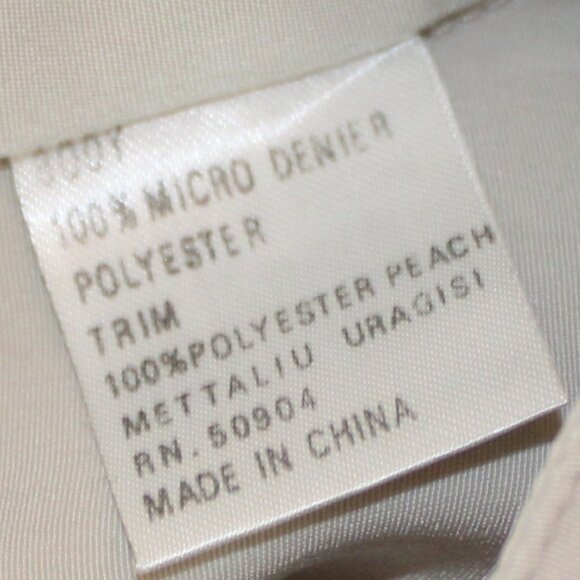 Pronti Collection by Phita Tan, Cream Long Sleeve Dress Shirt Size M - Picture 8 of 10